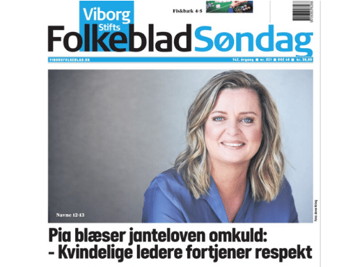 Pia Grandelag – et portræt i Viborg Folkeblad Søndag